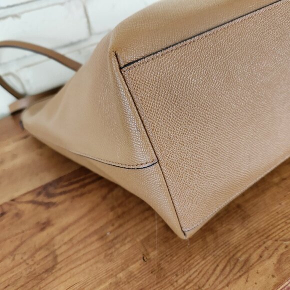 Like New Coach City Zip Brown Leather Shoulder Bag Tote Purse - Picture 9 of 13